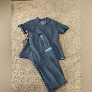 Figs Women's Scrub Set in Blue